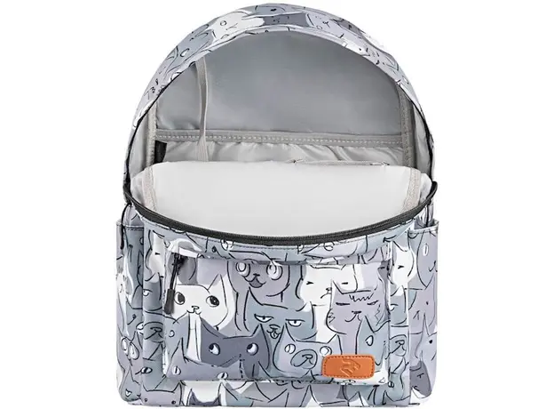 ლეპტოპის ჩანთა 2E BPT6114GC 13″ Backpack, TeensPack Cats, Gray, 5 image