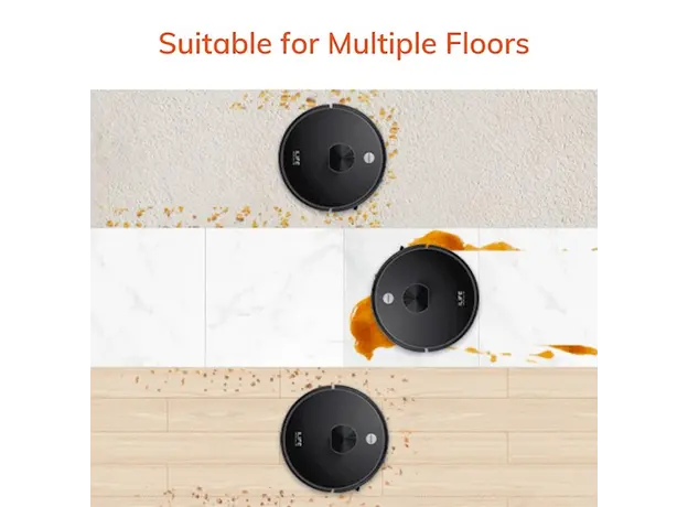 რობოტი მტვერსასრუტი Ilife A20, 4000Pa Laser Navigation Robotic Vacuum & Mop With APP Control, Black, 8 image