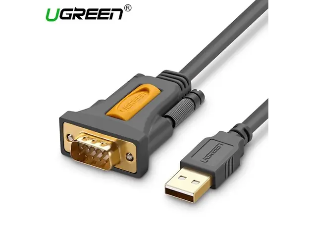 ადაპტერი UGREEN CR104 (20222) USB to DB9 RS232 Adapter Cable 2m