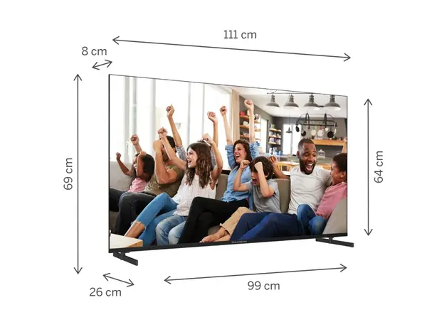 ტელევიზორი Thomson 50UG4S14 LED, 50", 4K UHD, Smart TV, HDMI, USB, LAN, WIFI, BT, Black, 4 image