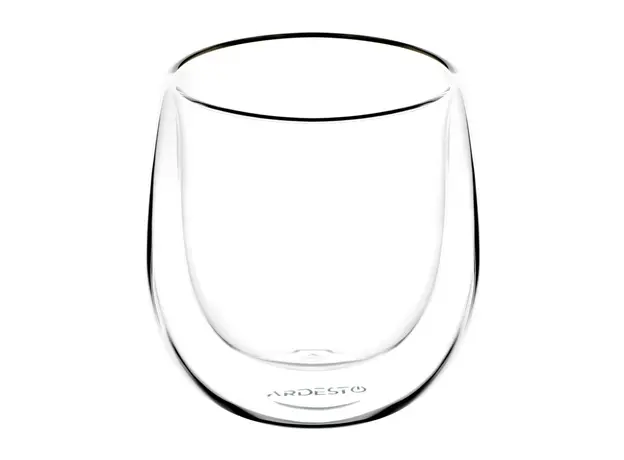 ამერიკანოს ჭიქა ARDESTO Double wall borosilicate glass mug set Ardesto, 120 ml, 2 pcs