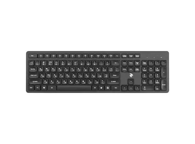 კლავიატურა + მაუსი 2E MK420WB, Wireless Keyboard and Mouse, Black, 3 image