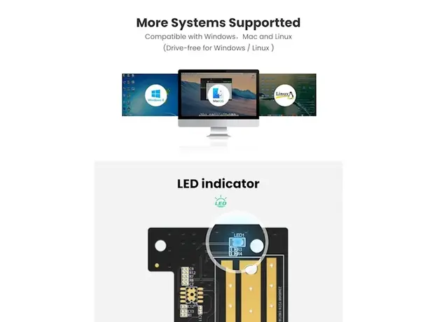 ადაპტერი Ugreen CM302 (70503), M.2 NVME to PCle 3.0 Adapter, 4 image