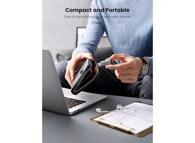 USB ხმის ბარათი UGREEN USB 2.0 to 3.5mm Audio Adapter (CM383) 80864, 7 image