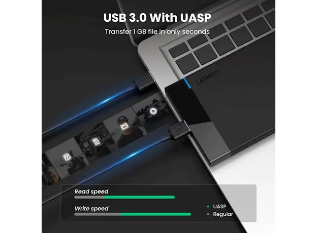 მყარი დისკის ქეისი UGREEN 2.5 Inch Hard Drive Box, 4 image