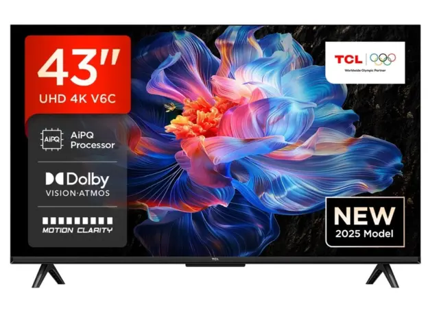 ტელევიზორი TCL 43V6C 4K Google TV