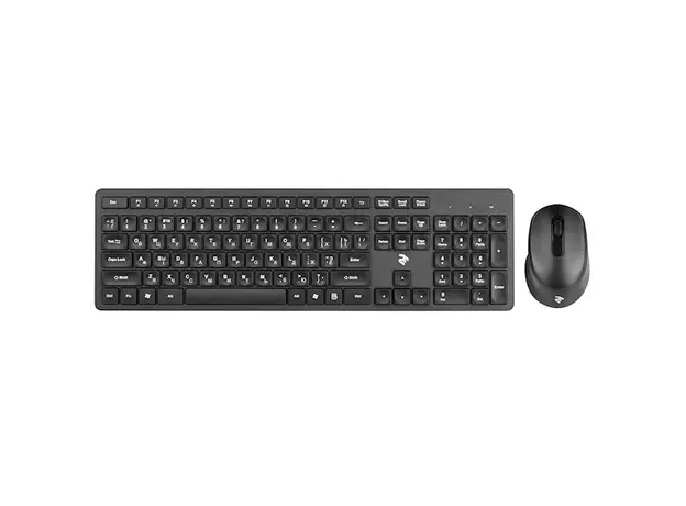 კლავიატურა + მაუსი 2E MK420WB, Wireless Keyboard and Mouse, Black
