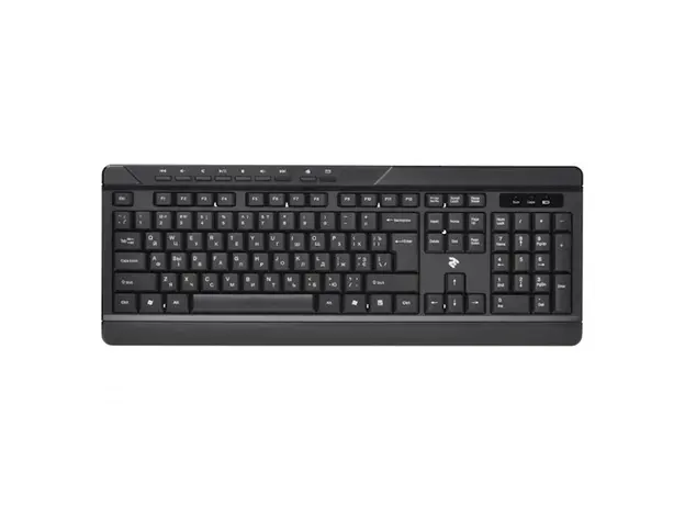 კლავიატურა მაუსი 2E MF410 Wireless Mouse + Keyboard Kit Black, 3 image