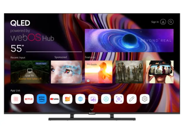 ტელევიზორი SUNNY 65'' (SN65QDU252) QLED WebOS TV