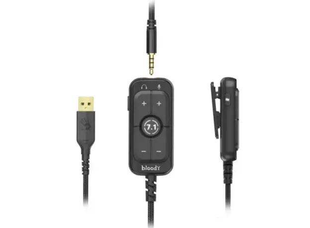 ყურსასმენი A4tech Bloody M590i 7.1 Gaming Headset Navy, 4 image