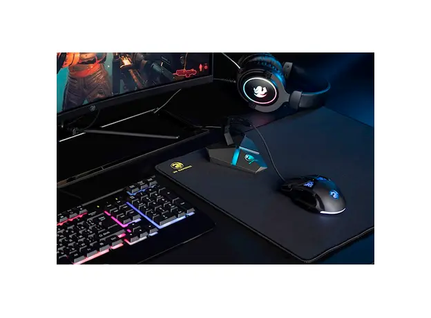 მაუსის კაბელის დამჭერი 2E MB001U Gaming Mouse Bungee 4in1 Scorpio USB Silver, 6 image