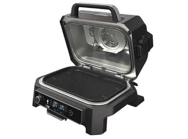 გრილი Ninja OG850EU Woodfire Pro XL, 1700W, Outdoor Grill, Black/Silver, 4 image