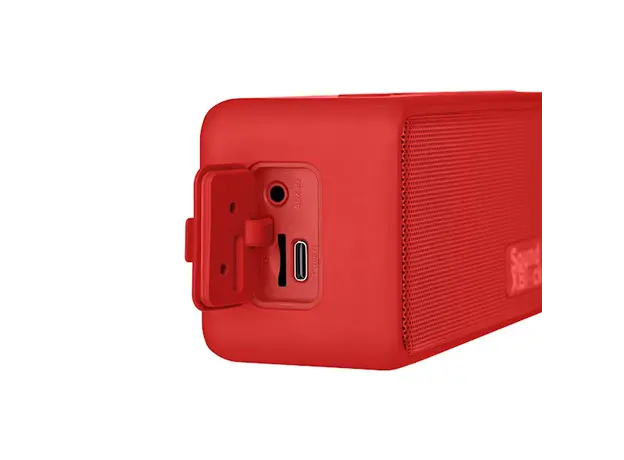 პორტატული დინამიკი 2E SOUNDXBLOCK TWS MP3 WIRELESS WATERPROOF Red 2E-BSSXBWRD, 6 image