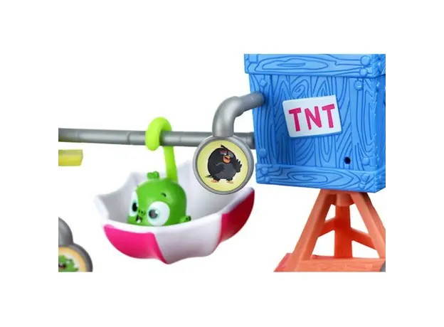 სათამაშო ნაკრები Jazwares ANB - Medium Playset (Pig City Build 'n Launch Playset), 4 image