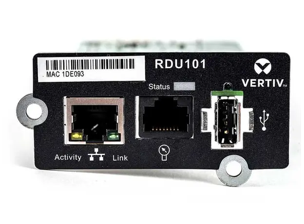 საკომუნიკაციო ბარათი Vertivâ„¢ LiebertÂ® Intellislot RDU101 Communications Card, 2 image