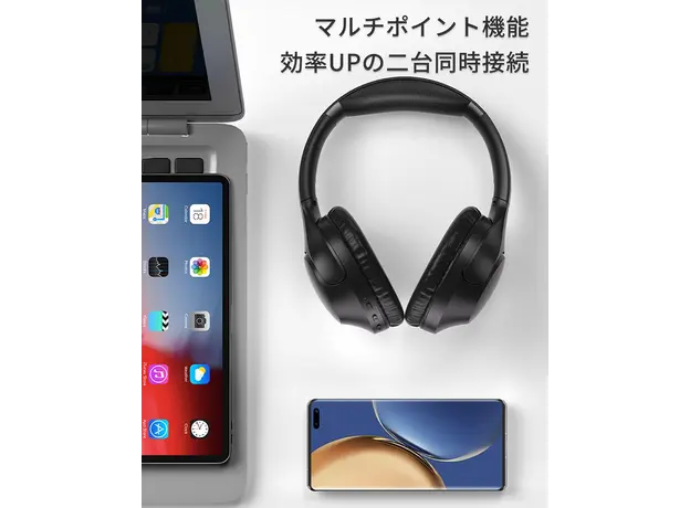 ყურსასმენი QCY H2 Pro Bluetooth 5.3 ENC Call Noise Cancelling Black, 5 image