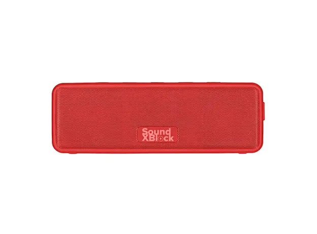 პორტატული დინამიკი 2E SOUNDXBLOCK TWS MP3 WIRELESS WATERPROOF Red 2E-BSSXBWRD