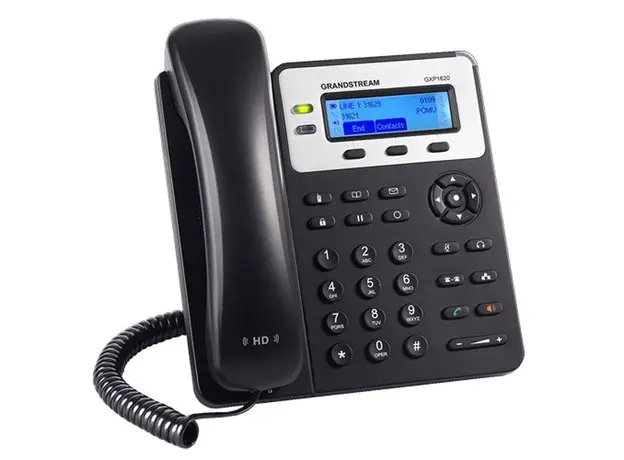 IP ტელეფონი Grandstream GXP1620 Small-Medium Business HD IP Phone 2 line keys with dual-color, 3 image