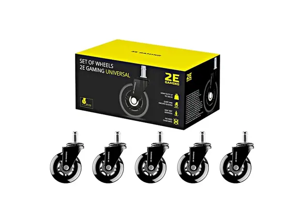 სათამაშო სავარძლის ბორბალი 2E 2E-GWH-003-BK, 5Pcx, 7 image