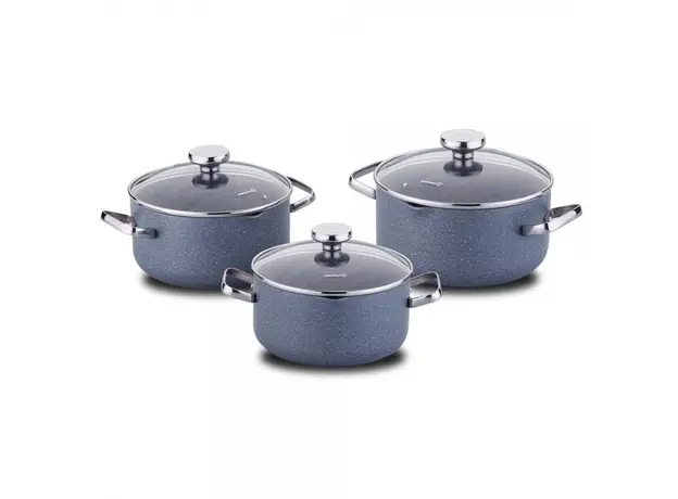 ტაფის ნაკრები KORKMAZ A2863  AZURA COOKWARE 6 pcs, 2 image