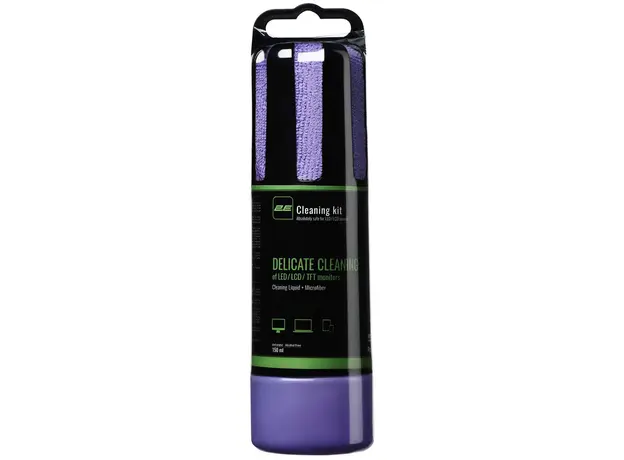 მონიტორის საწმენდი 2E Cleaning Kit  150ml Liquid for LED / LCD + Cloth, Blue, 2 image