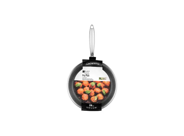 ტაფა Ardesto Fry pan Black Mars Avior, 28cm, Triply stainless steel, 5 image