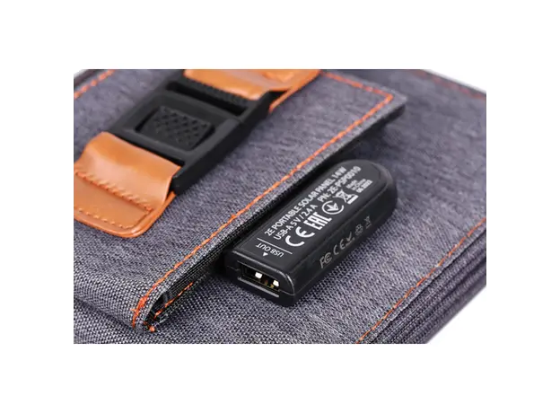 პორტატული მზის პანელი, დამტენი 2E portable solar panel, 14 W, USB-A 5V/2.4A, 3 image