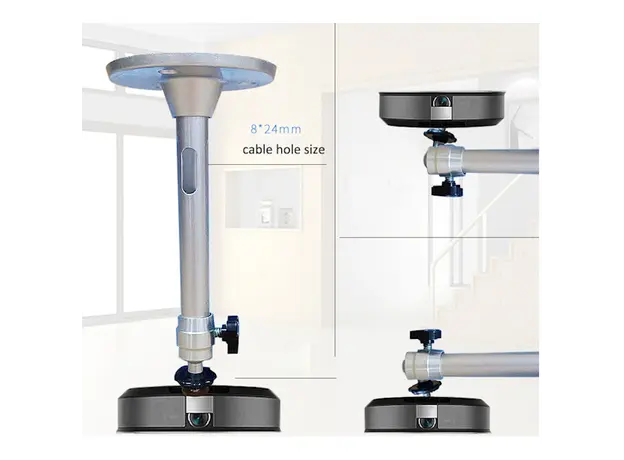 პროექტორის საკიდი Allscreen CS-302B, Ceiling Mount For Projector, 180mm, Silver, 4 image