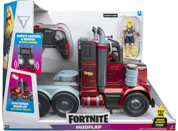 სათამაშო ტრაილერი Fortnite Deluxe Feature Vehicle Fortnite RC Mudflap, 3 image