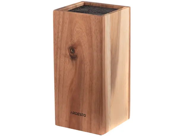 დანების ჩასაწყობი Ardesto Knife Block Black Mars, 23 cm, wood