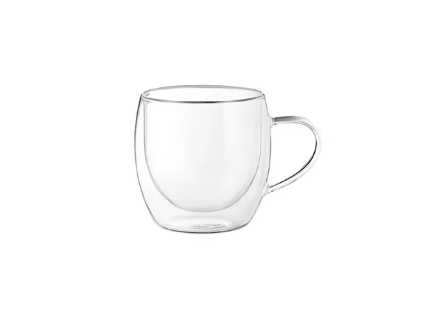 ჭიქები ARDESTO Double wall borosilicate glass mug set Ardesto, 300 ml, 2 image