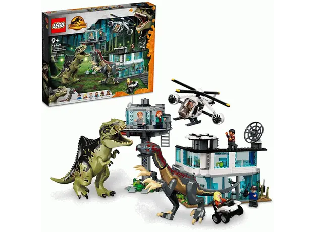 ლეგო LEGO Jurassic World Giganotosaurus & Therizinosaurus Attack 24
