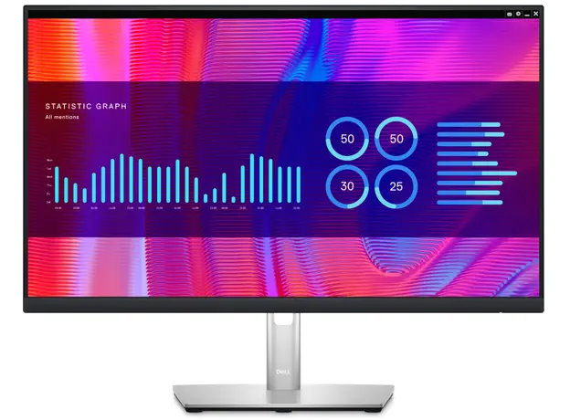 მონიტორი DELL Monitor 23.8" P2423DE HDMI, DP, USB-C, RJ-45, IPS, 2560x1440, sRGB 99%, Pivot, 2 image