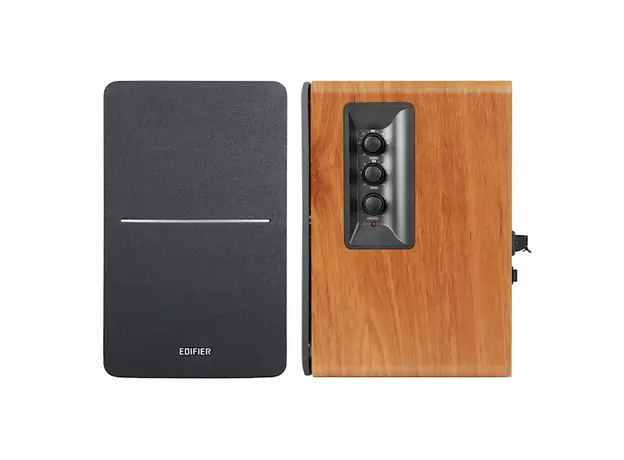სტუდიური მონიტორი Edifier R1280Ts Active 2.0 Bookshelf Speaker Set, 42W RMS, Brown, 3 image