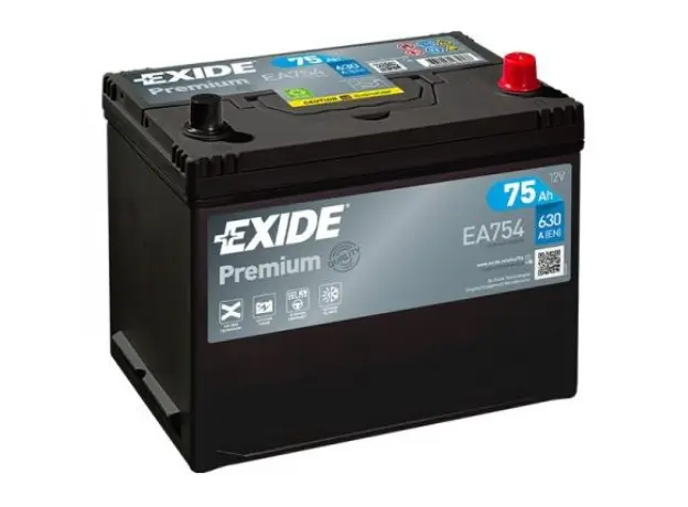 აკუმულატორი Exide PR EA754 75 ა*ს JIS R+