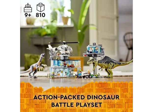 ლეგო LEGO Jurassic World Giganotosaurus & Therizinosaurus Attack 24, 3 image