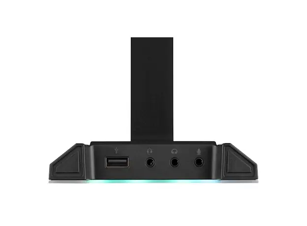 ყურსასმენის სადგამი 2E 2E-GST320UB Gaming 3in1 GST320 Headset Stand, RGB, USB, Black, 5 image