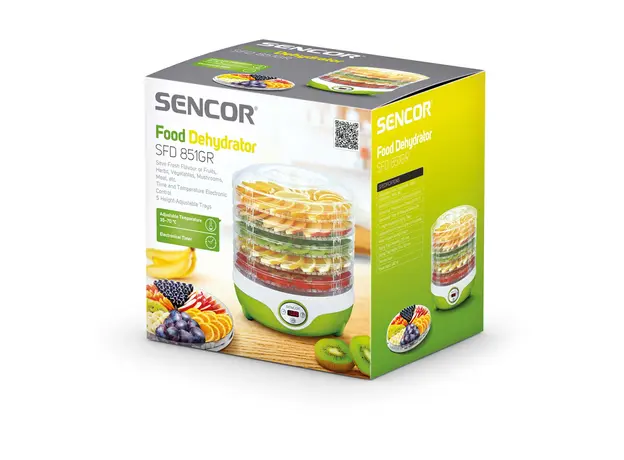 ბოსტნეულის საშრობი SENCOR SFD 851 GR, 8 image