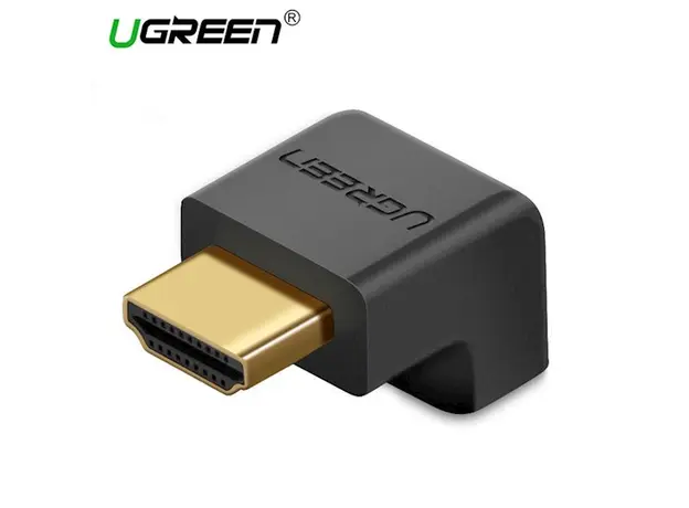 კუთხის HDMI ადაპტერი UGREEN HD112 (20109) HDMI Male to Female Adapter Down, 2 image