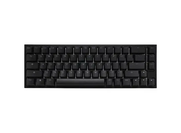 კლავიატურა Ducky Keyboard  One 2 SF, Cherry Speed Silver, RGB LED, RU, Black-White, 2 image