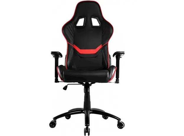 სათამაშო სავარძელი 2E GAMING Chair HIBAGON Black/Red, 3 image