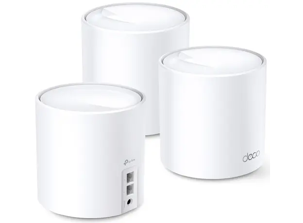 Wi-Fi როუტერი TP-Link Deco X60 (3-pack) AX3000 Whole Home Mesh Wi-Fi 6 System, 3 image
