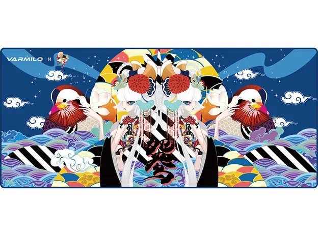 მაუსპადი Varmilo Mouse Pad Lovebirds Blue Desk Mat XL (900х400х3mm)