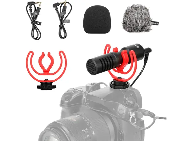 მიკროფონი BOYA BY-MM1+ Super-cardioid Condenser Shotgun Microphone, 3 image