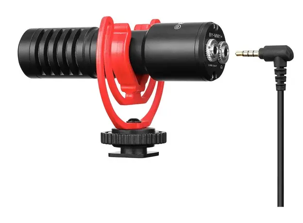 მიკროფონი BOYA BY-MM1+ Super-cardioid Condenser Shotgun Microphone