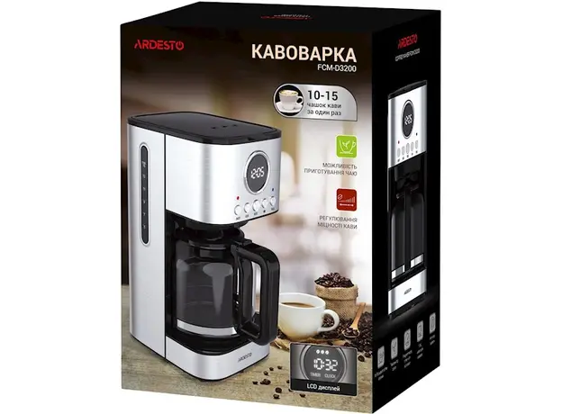 ყავის მადუღარა ARDESTO FCM-D3200, 9 image