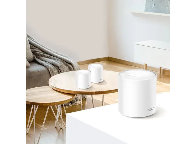 Wi-Fi როუტერი TP-Link Deco X60 (3-pack) AX3000 Whole Home Mesh Wi-Fi 6 System, 6 image