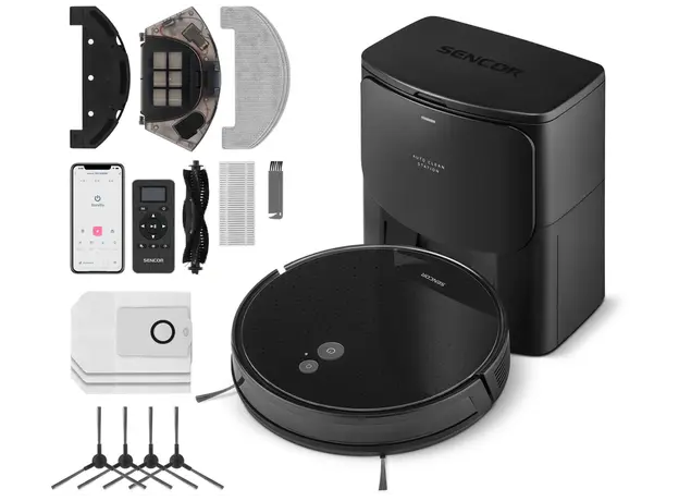 რობოტი მტვერსასრუტი Sencor SRV 6485BK Robot Vacuum Cleaner, 7 image