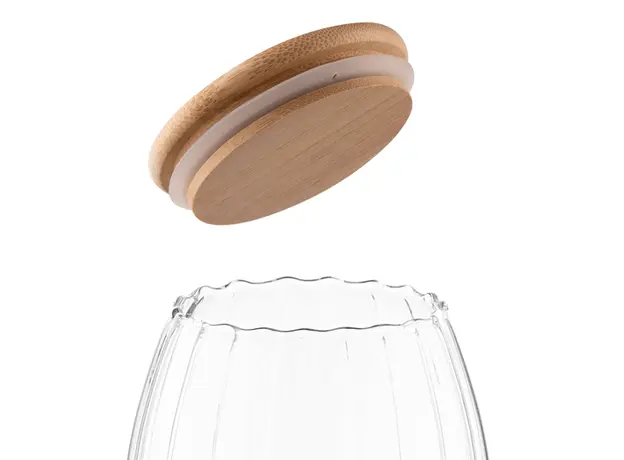 ქილა Ardesto Jar Fresh Vintage 750 ml, glass, bamboo, 3 image