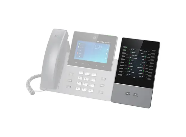 გაფართოების მოდული Expansion Module for GXV3350 and GRP2615 20 dual-colored extension keys and 2 arrow keys for page switching (allowing each GBX20 to support up to 40), 3 image